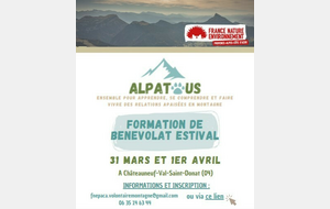 France Nature Environnement PACA : Invitation à la formation ALPATOUS