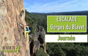 SORTIE ESCALADE - GORGES DU BLAVET - ADO - MERCREDI 3 JUIN - AVEC JOHN