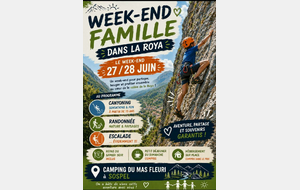 Week-end famille escalade – 27 &amp; 28 juin à Sospel 🌿🧗‍♀️