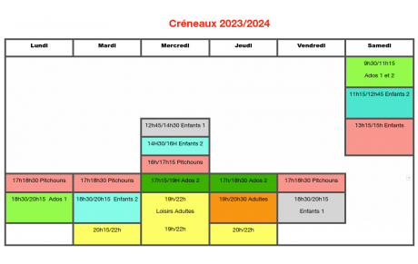 Planning 2023/2024