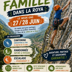 Week-end famille escalade – 27 & 28 juin à Sospel 🌿🧗‍♀️